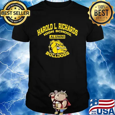 Harold l. Richards high school alumni bulldogs shirt