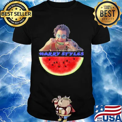 Harry styles eating watermelon sugar shirt