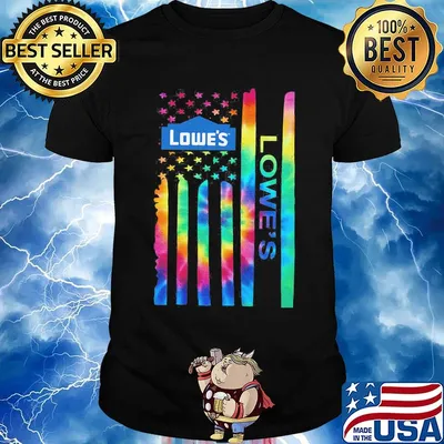 Hippie lowe's american flag independence day shirt