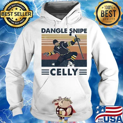Hockey dangle snipe celly vintage retro s Hoodie