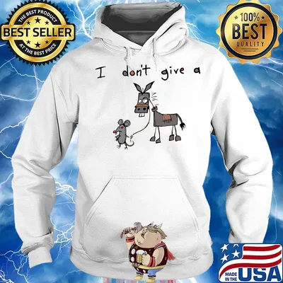 Humor I Don't Give A Rat's Graphic Shirt Hoodie