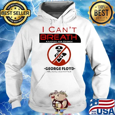 I can't breath justice for george floyd black lives matter police not s Hoodie