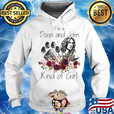 I'm a paw dogs and john kind of girl flowers s Hoodie