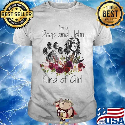 I'm a paw dogs and john kind of girl flowers shirt