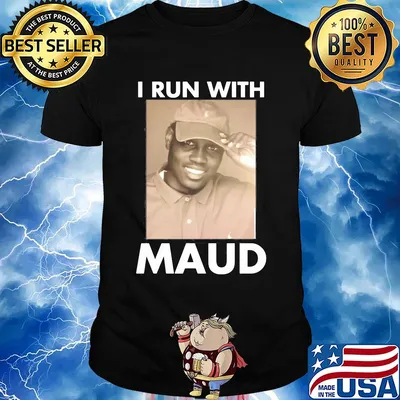I run with support maud shirt