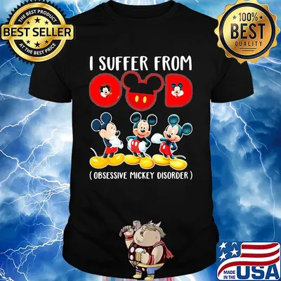 I suffer from omd obsessive mickey disorder shirt