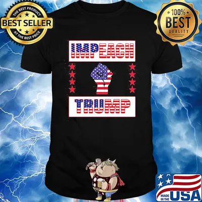 Impeach trump american flag independence day black lives matter shirt