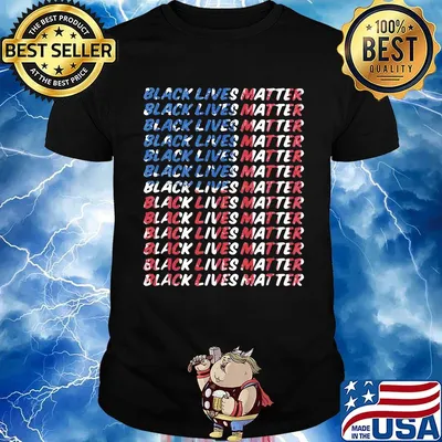 Independence day black lives matter flag shirt