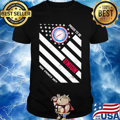 International union of operating engineers proud to be union pride strength unity american flag independence day shirt