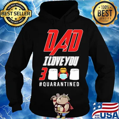 Iron man dad i love you 3000 quarantined toilet paper happy father's day s Hoodie
