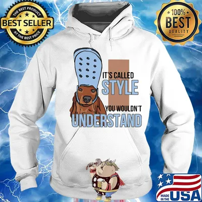 It's called style you wouldn't understand dachshund croc s Hoodie