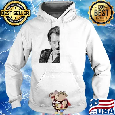 J'en parlerai au diable il saura Johnny Hallyday 1943-2017 thank you for the memories signature s Hoodie