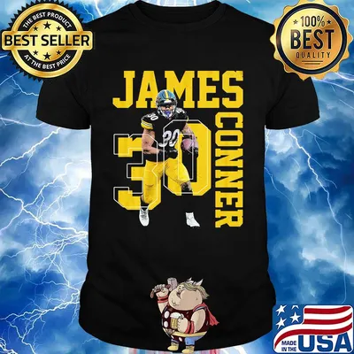 James 30 conner pittsburgh steelers football running back shirt