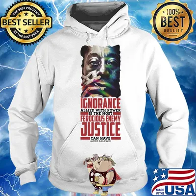 James baldwin ignorance allied with power is the most ferocious enemy justice can have s Hoodie