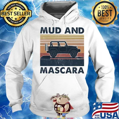 Jeep mud and mascara vintage retro s Hoodie