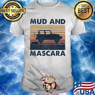 Jeep mud and mascara vintage retro shirt