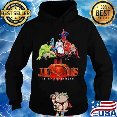 Jesus is my superhero light s Hoodie