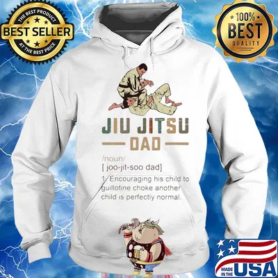 Jiu Jitsu dad encouraging his child to guillotine choke another s Hoodie