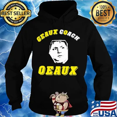 Joe burrow geaux coach oeaux LSU Tigers pins and buttons s Hoodie