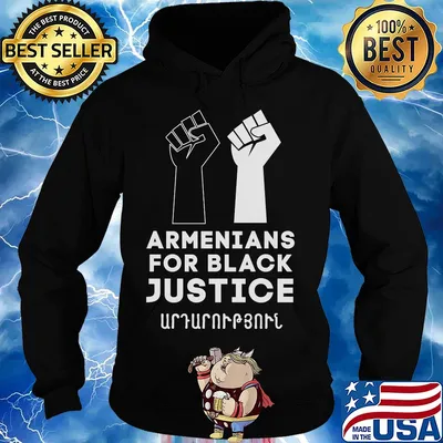 Juneteenth armenians for black justice s Hoodie