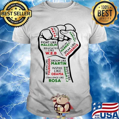 Juneteenth inspiring black leaders fist black lives matter shirt