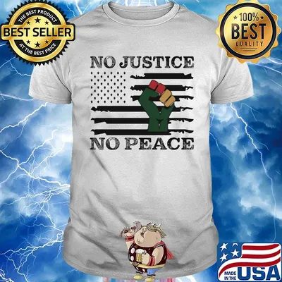 Juneteenth no justice no peace american flag independence day shirt
