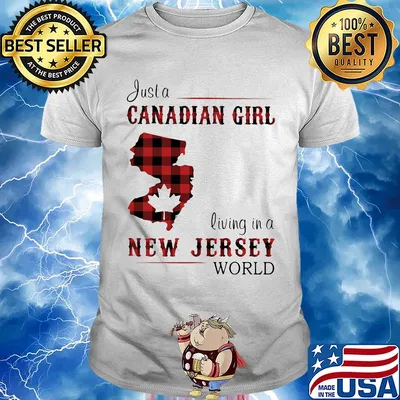 Just a canadian girl living in a new jersey world map shirt