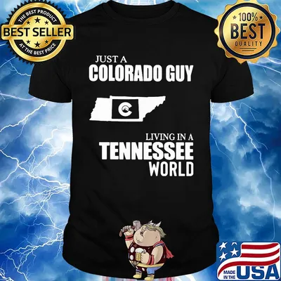 Just a colorado guy living in a tennessee world map shirt