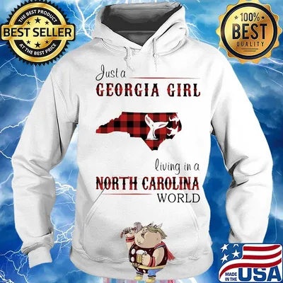 just a georgia girl living in a north carolina world s Hoodie