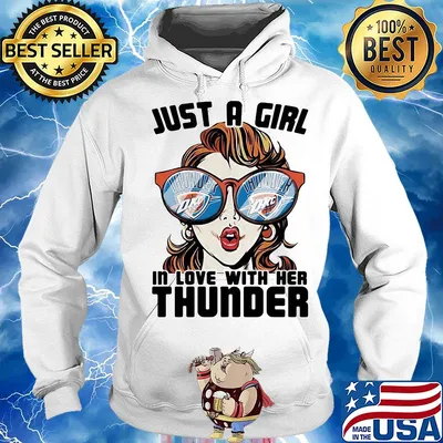 Just a girl in love with her oklahoma city thunder s Hoodie