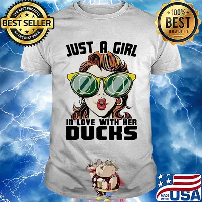 Just a girl in love with her oregon ducks shirt