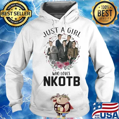 Just a girl who loves nkotb flowers s Hoodie
