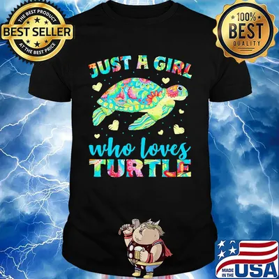 Just A Girl Who Loves Turtle Color Shirt