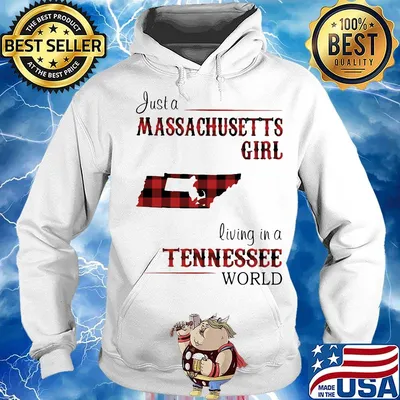 Just a massachusetts living in a tennessee s Hoodie