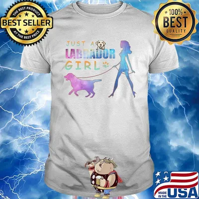 Just a paw labrador girl shirt