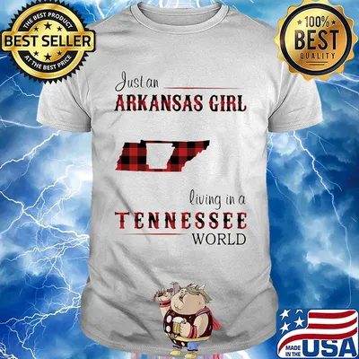 Just an arkansas girl living in a Tennessee world map shirt