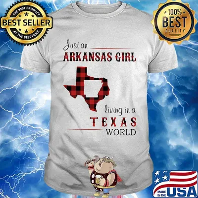Just an arkansas girl living in a Texas world map shirt