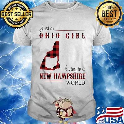 Just an ohio girl living in a new hampshire world map shirt