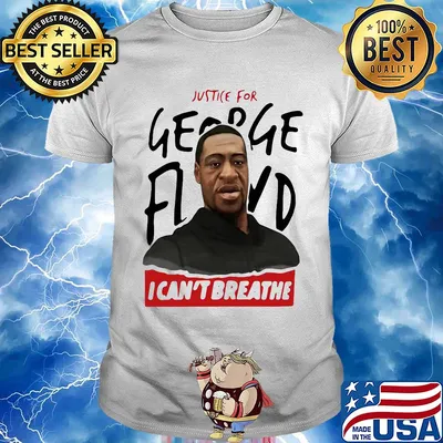 Justice for george floyd I can't breathe art shirt