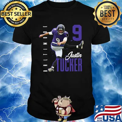 Justin tucker 9 baltimore ravens football shirt