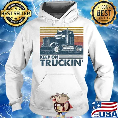 Keep on truckin vintage retro s Hoodie