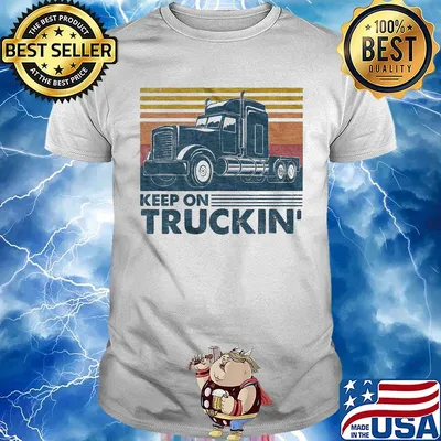 Keep on truckin vintage retro shirt