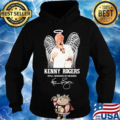 Kenny rogers still singing in heaven signature s Hoodie