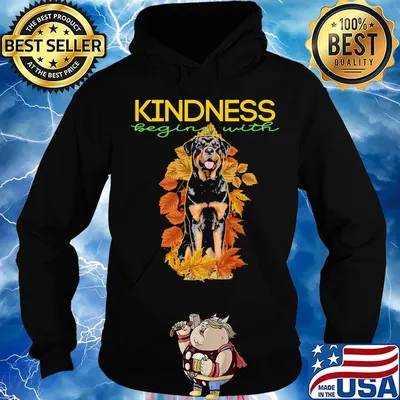 Kindness begins with german shepherd s Hoodie