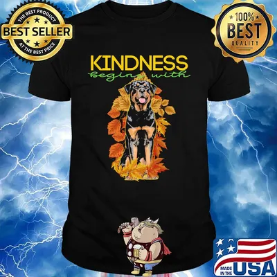 Kindness begins with german shepherd shirt