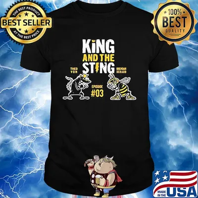 King and the sting theo von brendan schaub episode 03 mouse bee shirt