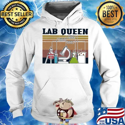 Lab queen vintage retro s Hoodie