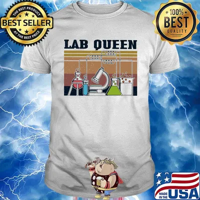Lab queen vintage retro shirt