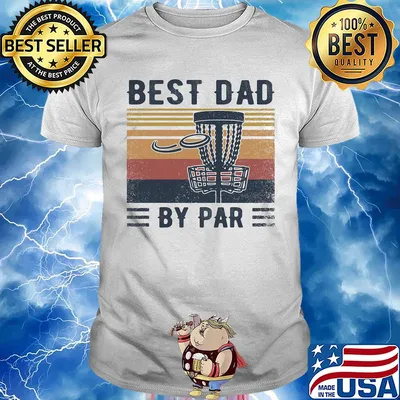 Lacrosse best dad by par happy father's day vintage retro shirt