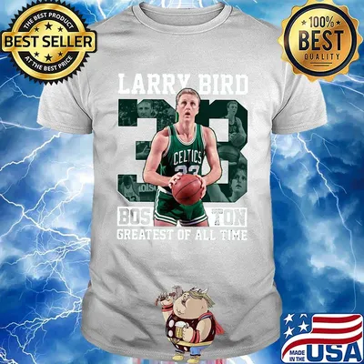 Larry bird 33 boston celtics basketball greatest of all time shirt